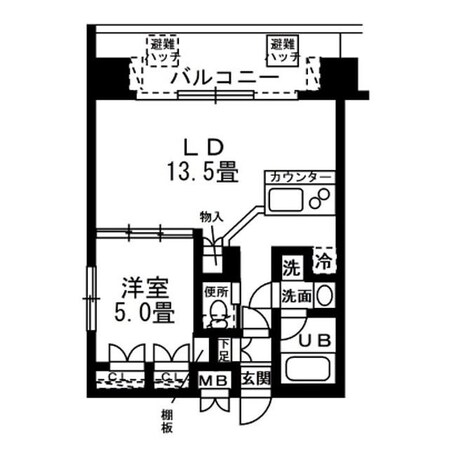 レジディア錦糸町の物件間取画像